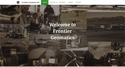 Desktop Screenshot of frontiergeomatics.com